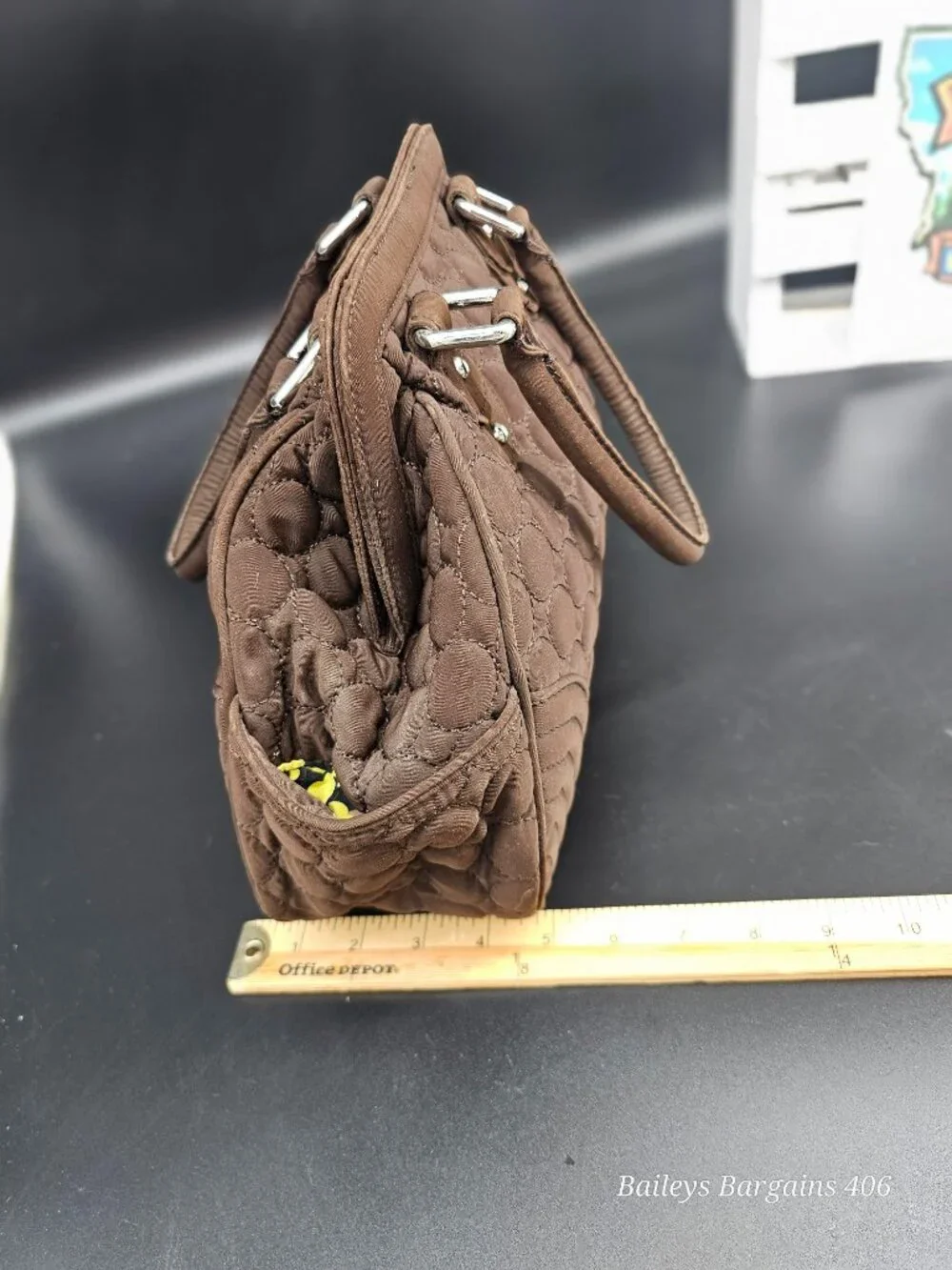 Vera Bradley Solid Magnetic Close Satchel